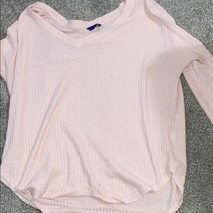 long sleeve waffle shirt